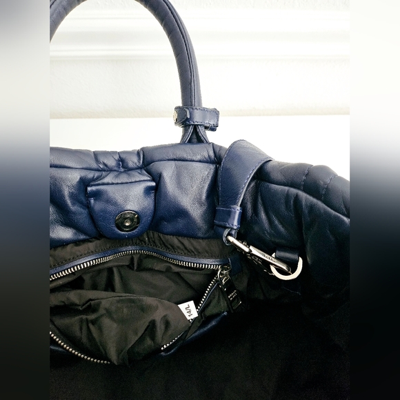 Prada Navy Blue Genuine Leather 3-way Bag - Picture 9 of 15
